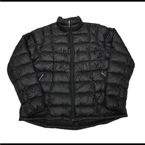 REI Co-op Women’s Goose 650 Down Puffer Jacket XL 1X Black Full Zip Pockets